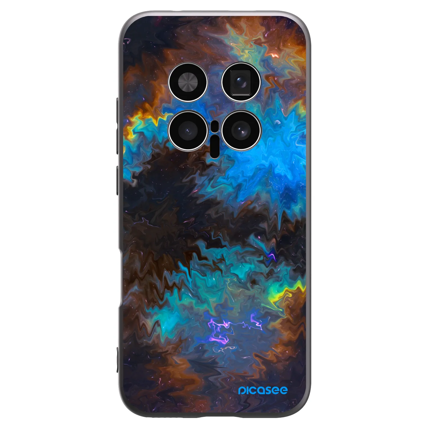 Picasee Μαύρη θήκη σιλικόνης για Honor Magic8 Pro 5G - Space