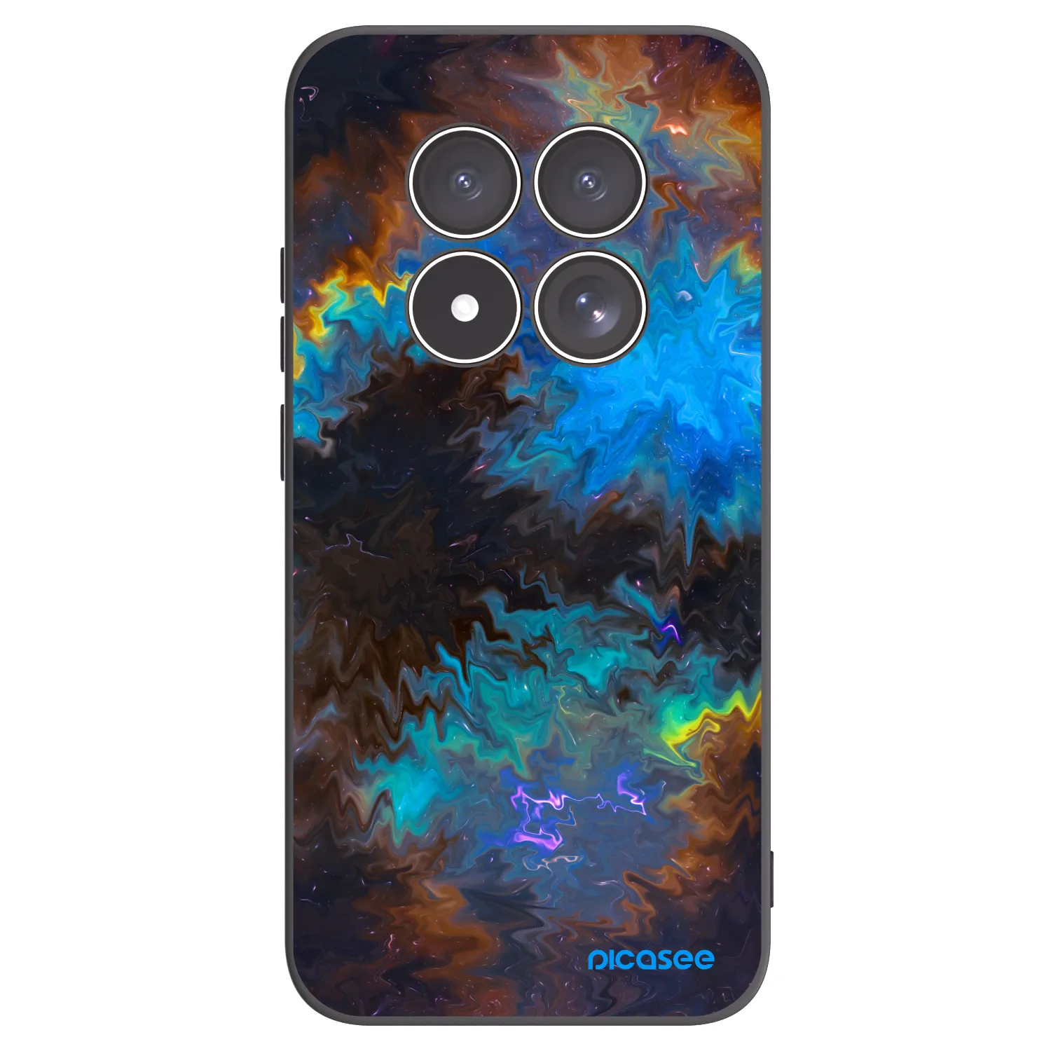 Picasee Μαύρη θήκη σιλικόνης για Xiaomi Redmi Note 15 Pro 5G - Space