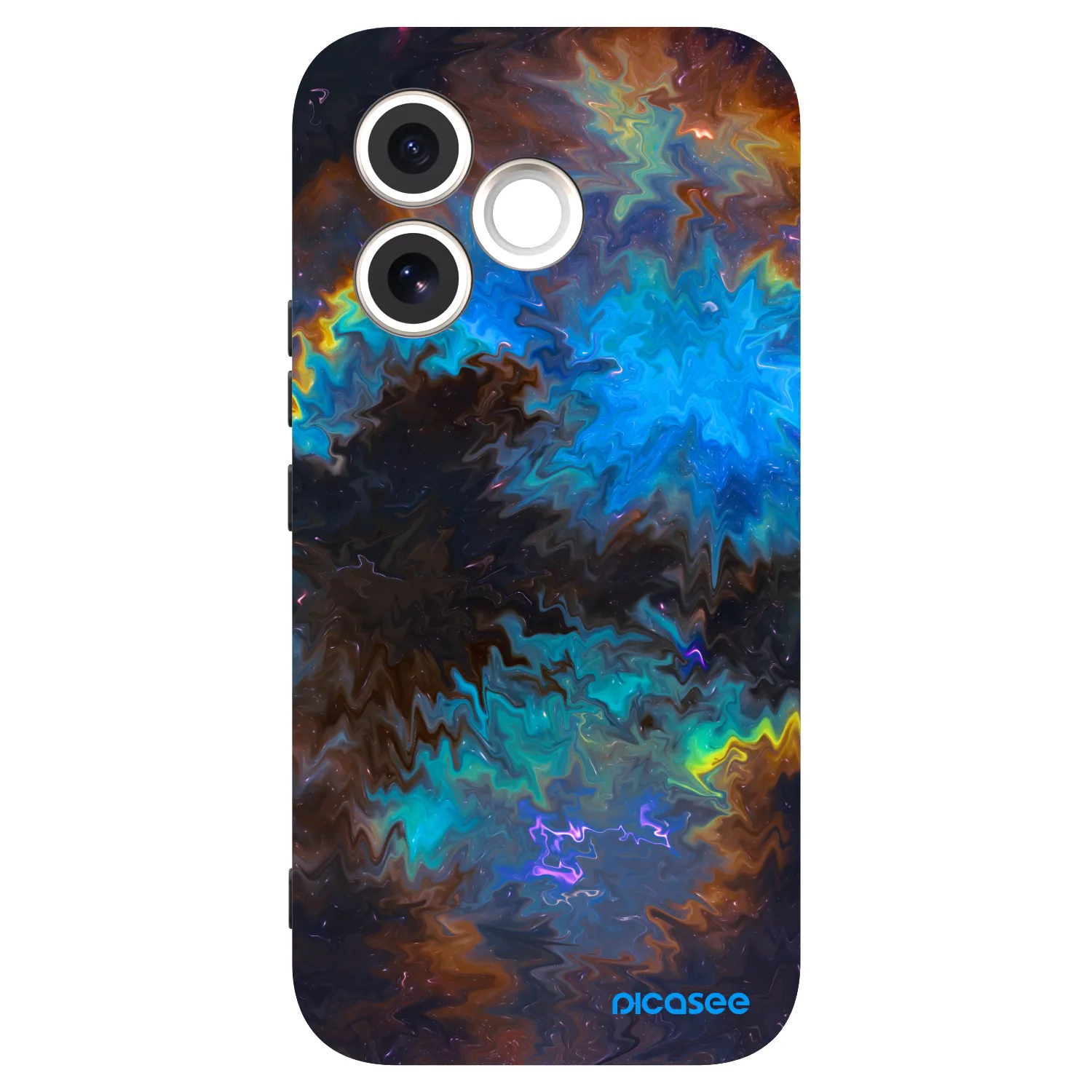 Picasee Μαύρη θήκη σιλικόνης για Honor 600 Lite - Space