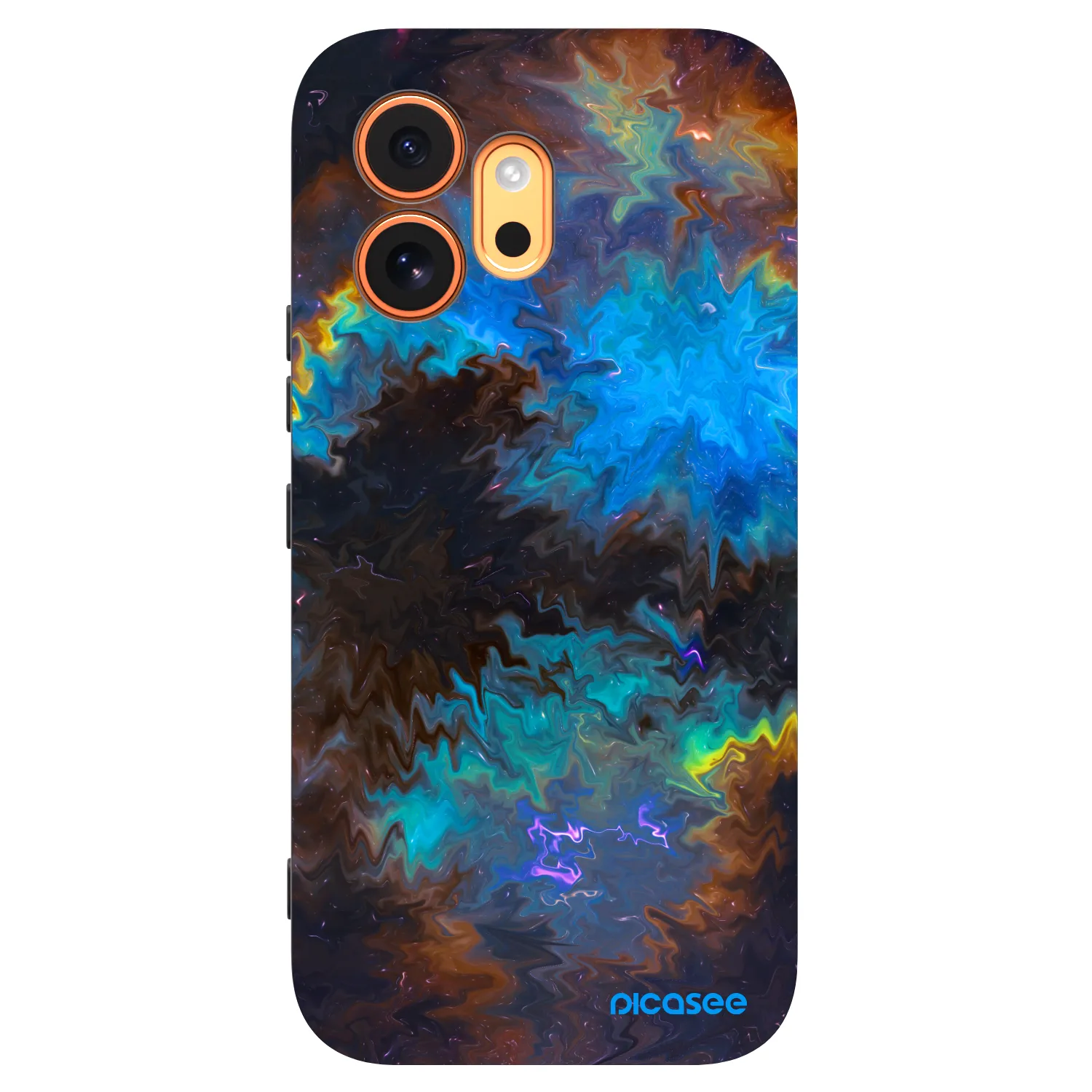 Picasee Μαύρη θήκη σιλικόνης για Honor 600 - Space
