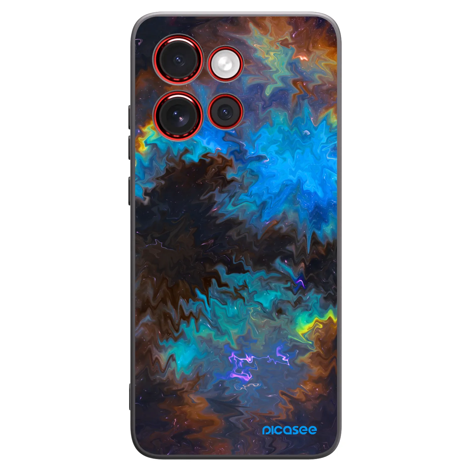 Picasee Μαύρη θήκη σιλικόνης για Motorola Edge 60 Neo 5G - Space