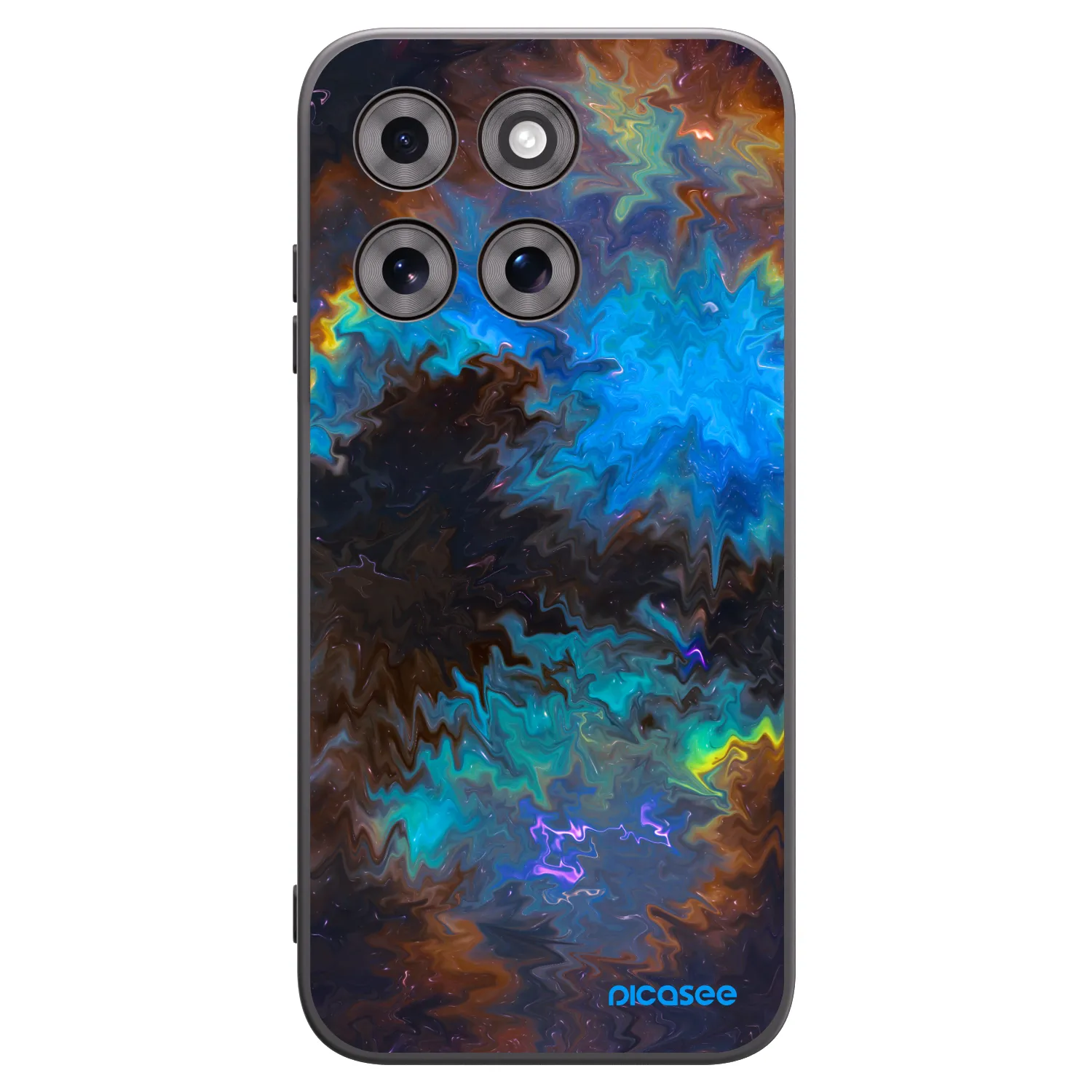 Picasee Μαύρη θήκη σιλικόνης για Motorola Moto G77 - Space