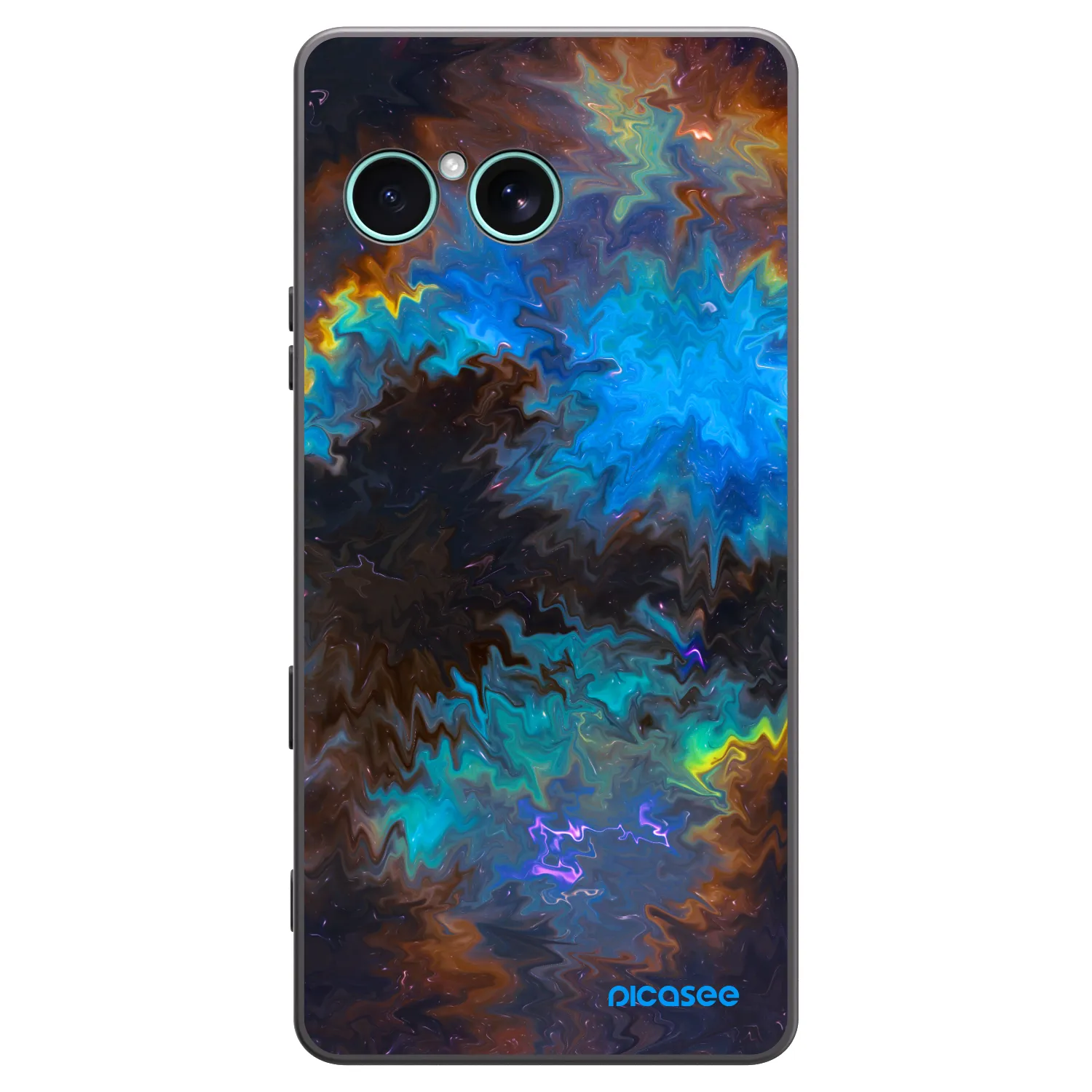 Picasee Μαύρη θήκη σιλικόνης για Sony Xperia 10 VII - Space