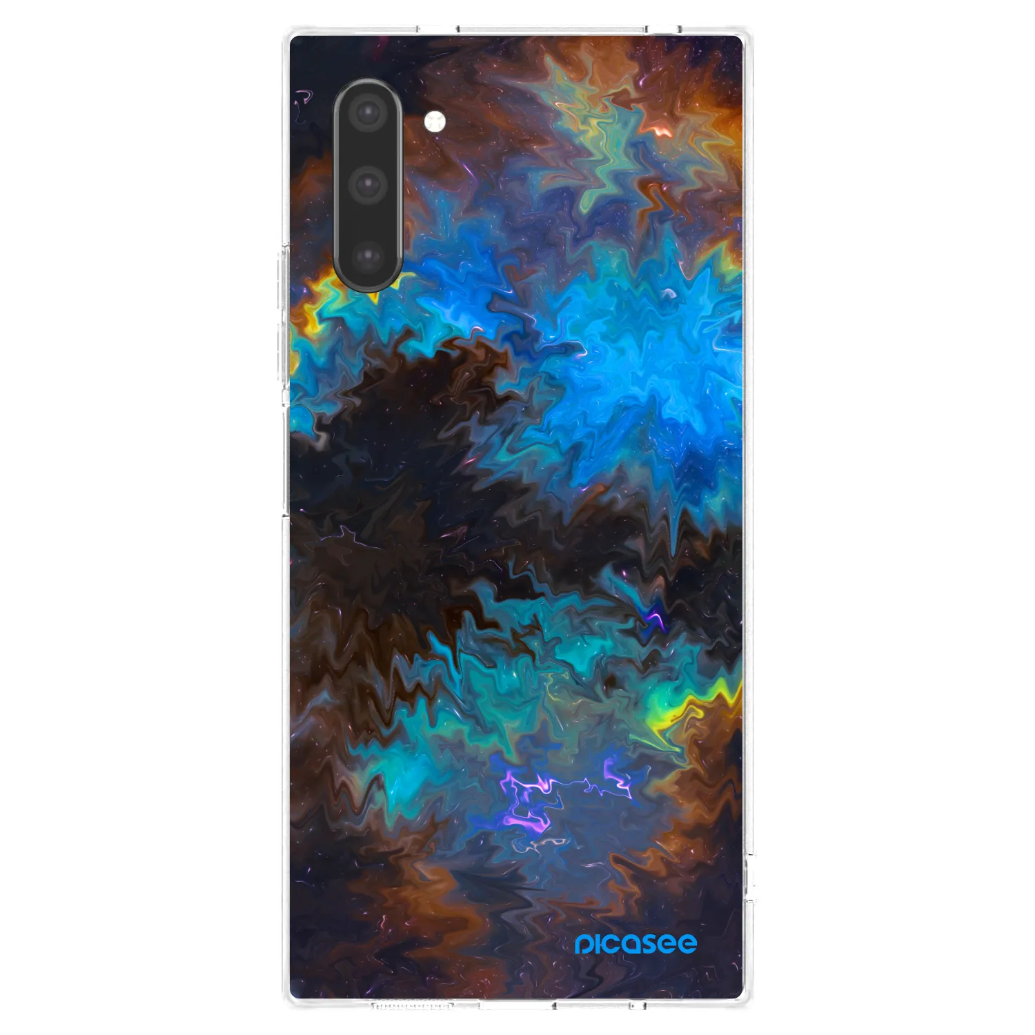 Picasee διαφανής θήκη σιλικόνης Samsung Galaxy Note 10 N970F - Space