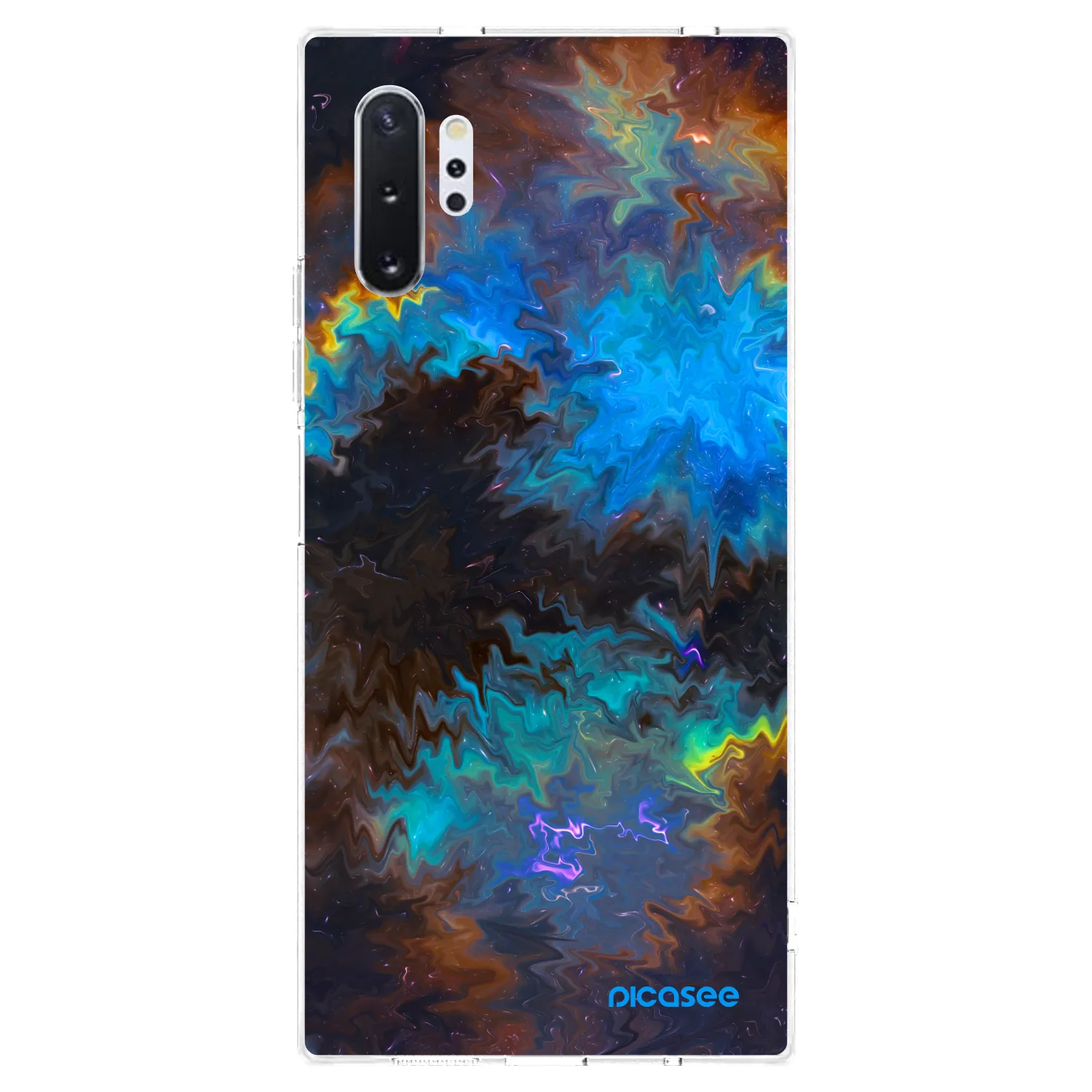 Picasee διαφανής θήκη σιλικόνης Samsung Galaxy Note 10+ N975F - Space