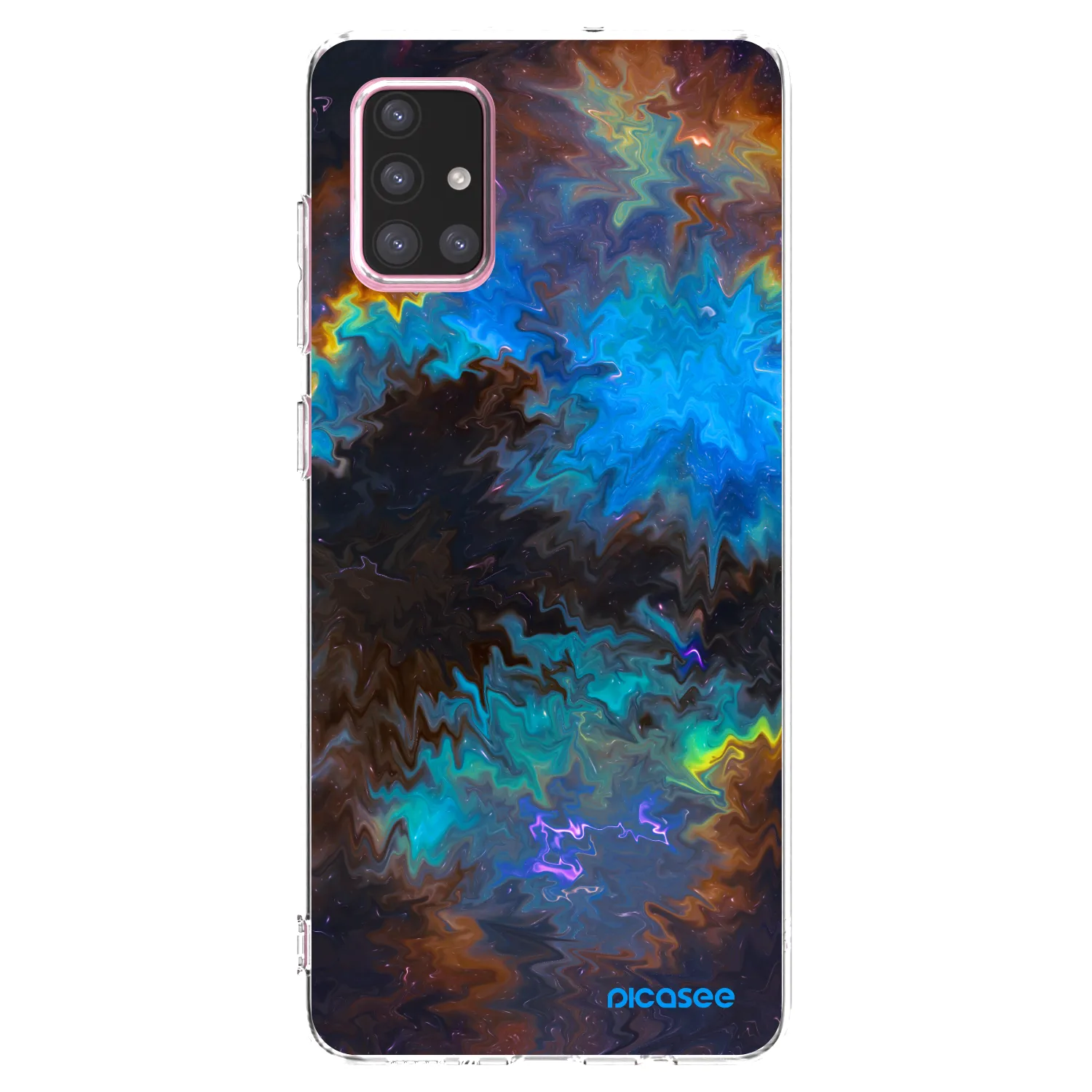 Picasee διαφανής θήκη σιλικόνης Samsung Galaxy A71 A715F - Space