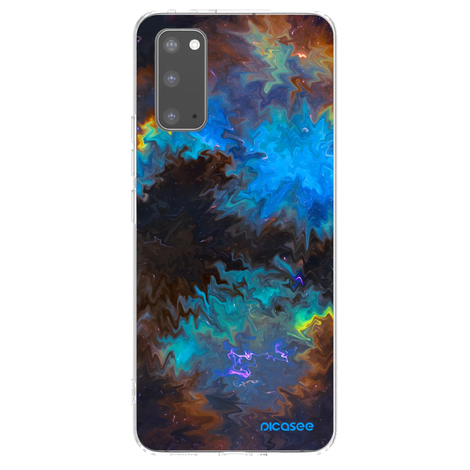 Picasee διαφανής θήκη σιλικόνης Samsung Galaxy S20 G980F - Space