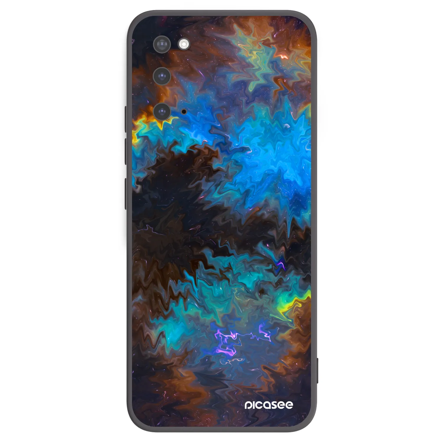 Picasee Μαύρη θήκη σιλικόνης για Samsung Galaxy S20 G980F - Space