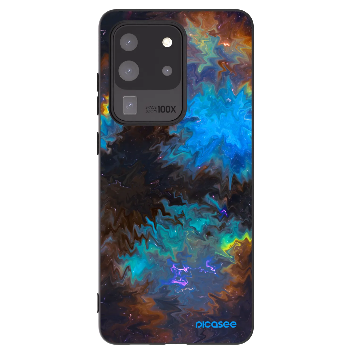Picasee Μαύρη θήκη σιλικόνης για Samsung Galaxy S20 Ultra 5G G988F - Space
