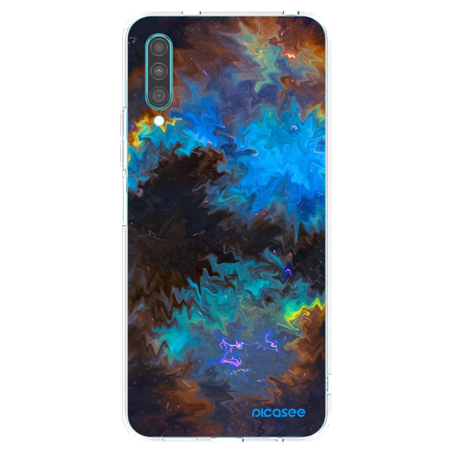 Picasee διαφανής θήκη σιλικόνης Samsung Galaxy A30s A307F - Space