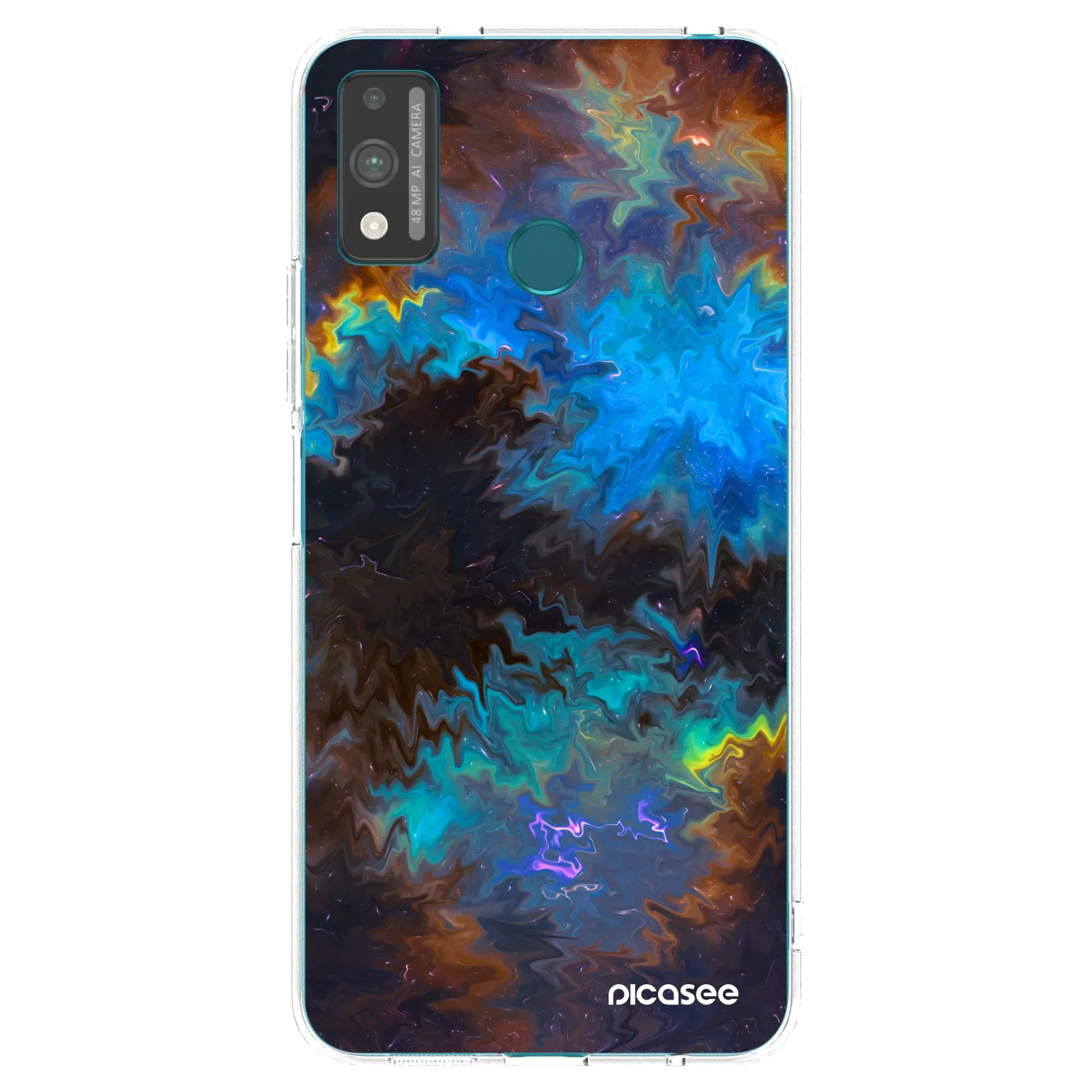 Picasee διαφανής θήκη σιλικόνης Honor 9X Lite - Space