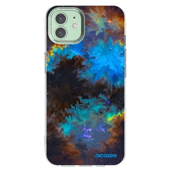 Picasee διαφανής θήκη σιλικόνης Apple iPhone 12 - Space