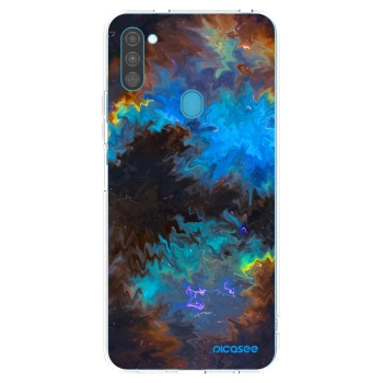 Picasee διαφανής θήκη σιλικόνης Samsung Galaxy M11 - Space
