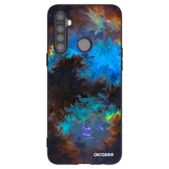 Picasee Μαύρη θήκη σιλικόνης για Realme 5 - Space