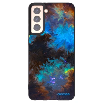 Picasee Μαύρη θήκη σιλικόνης για Samsung Galaxy S21 5G G991B - Space