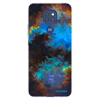Picasee διαφανής θήκη σιλικόνης Motorola Moto G9 Play - Space