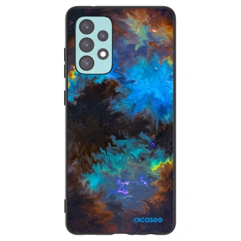 Picasee Μαύρη θήκη σιλικόνης για Samsung Galaxy A72 A725F - Space