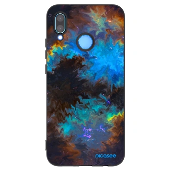 Picasee Μαύρη θήκη σιλικόνης για Huawei P20 Lite - Space