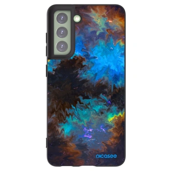 Picasee Μαύρη θήκη σιλικόνης για Samsung Galaxy S21 FE 5G - Space