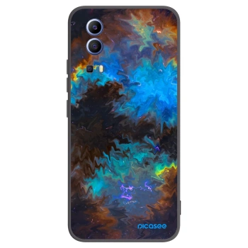 Picasee Μαύρη θήκη σιλικόνης για Vivo Y52 5G - Space