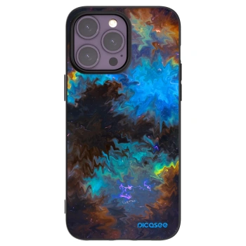 Picasee Μαύρη θήκη σιλικόνης για Apple iPhone 14 Pro Max - Space