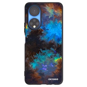 Picasee Μαύρη θήκη σιλικόνης για Honor X7 - Space