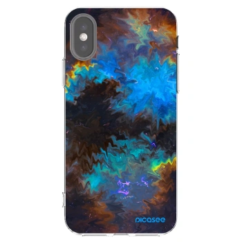 Picasee διαφανής θήκη σιλικόνης Apple iPhone X/XS - Space