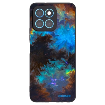 Picasee Μαύρη θήκη σιλικόνης για Honor X8 5G - Space