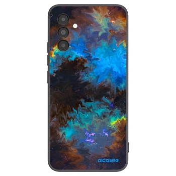 Picasee Μαύρη θήκη σιλικόνης για Samsung Galaxy A04s A047F - Space