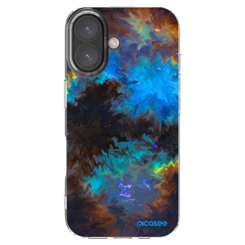 Picasee διαφανής θήκη σιλικόνης Apple iPhone 16 - Space