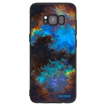 Picasee Μαύρη θήκη σιλικόνης για Samsung Galaxy S8 G950F - Space