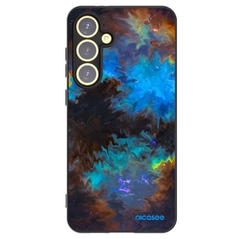 Picasee Μαύρη θήκη σιλικόνης για Samsung Galaxy S24 FE S721B - Space