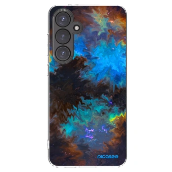 Picasee διαφανής θήκη σιλικόνης Samsung Galaxy S24 FE S721B - Space