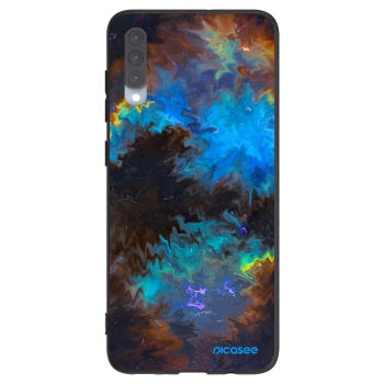Picasee Μαύρη θήκη σιλικόνης για Samsung Galaxy A70 A705F - Space