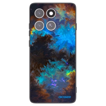 Picasee Μαύρη θήκη σιλικόνης για Motorola Edge 60 Fusion - Space