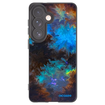 Picasee Μαύρη θήκη σιλικόνης για Samsung Galaxy S26 - Space