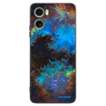 Picasee Μαύρη θήκη σιλικόνης για Motorola Moto G06 - Space