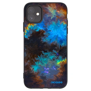 Picasee Μαύρη θήκη σιλικόνης για Apple iPhone 11 - Space