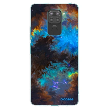 Picasee Μαύρη θήκη σιλικόνης για Xiaomi Redmi Note 9 - Space