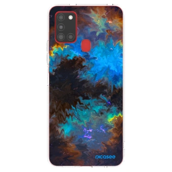 Picasee διαφανής θήκη σιλικόνης Samsung Galaxy A21s - Space