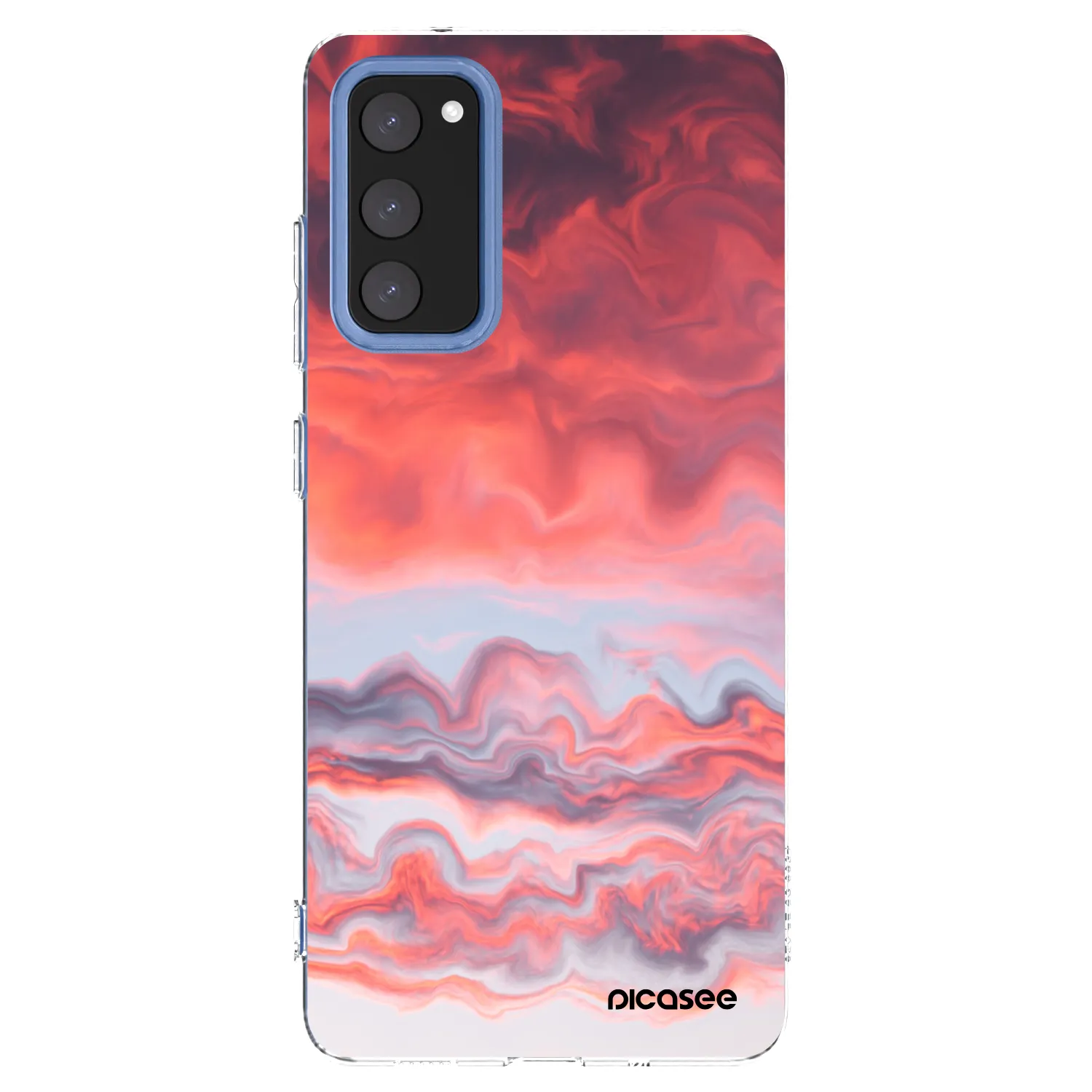 Picasee διαφανής θήκη σιλικόνης Samsung Galaxy S20 FE - Sunset