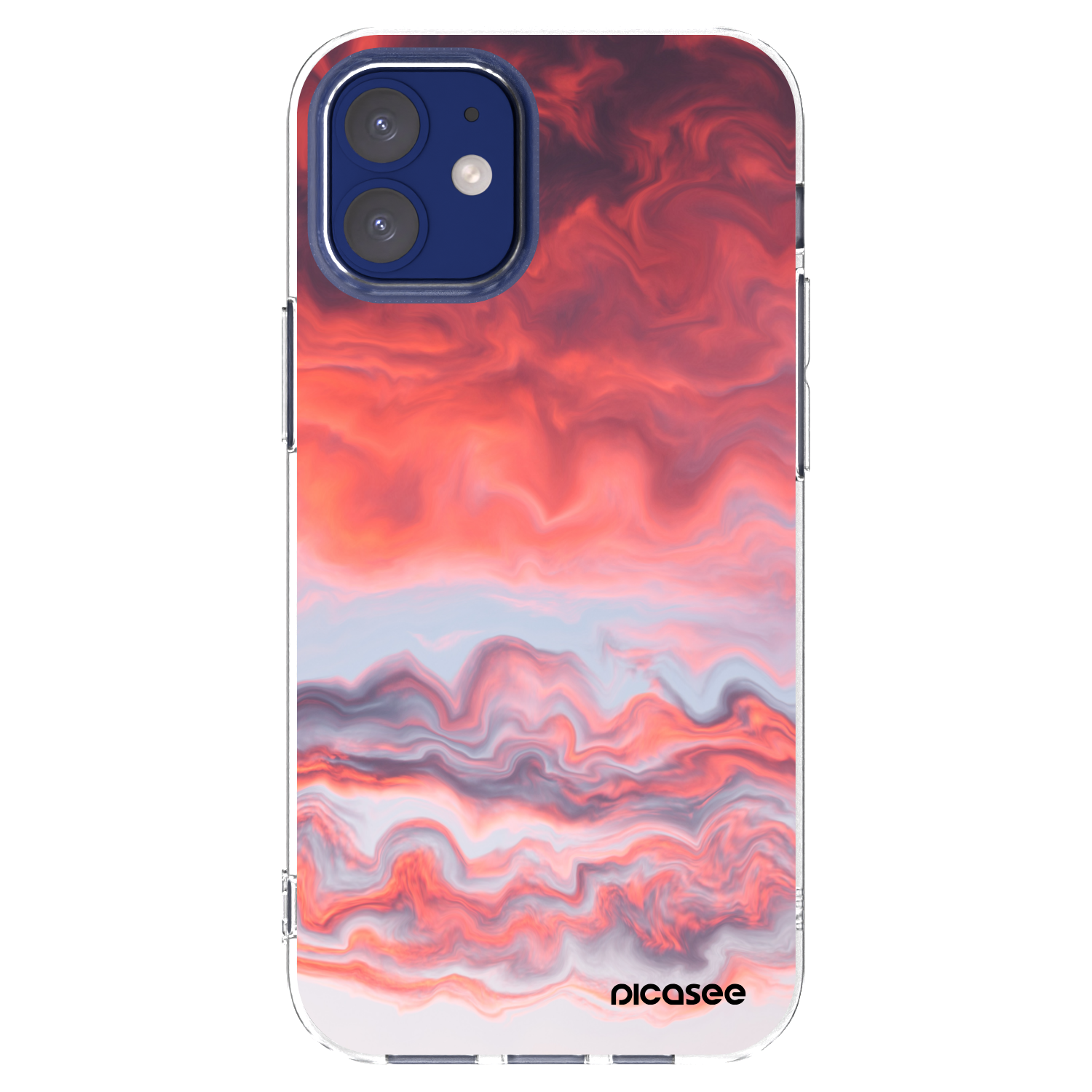Picasee διαφανής θήκη σιλικόνης Apple iPhone 12 mini - Sunset