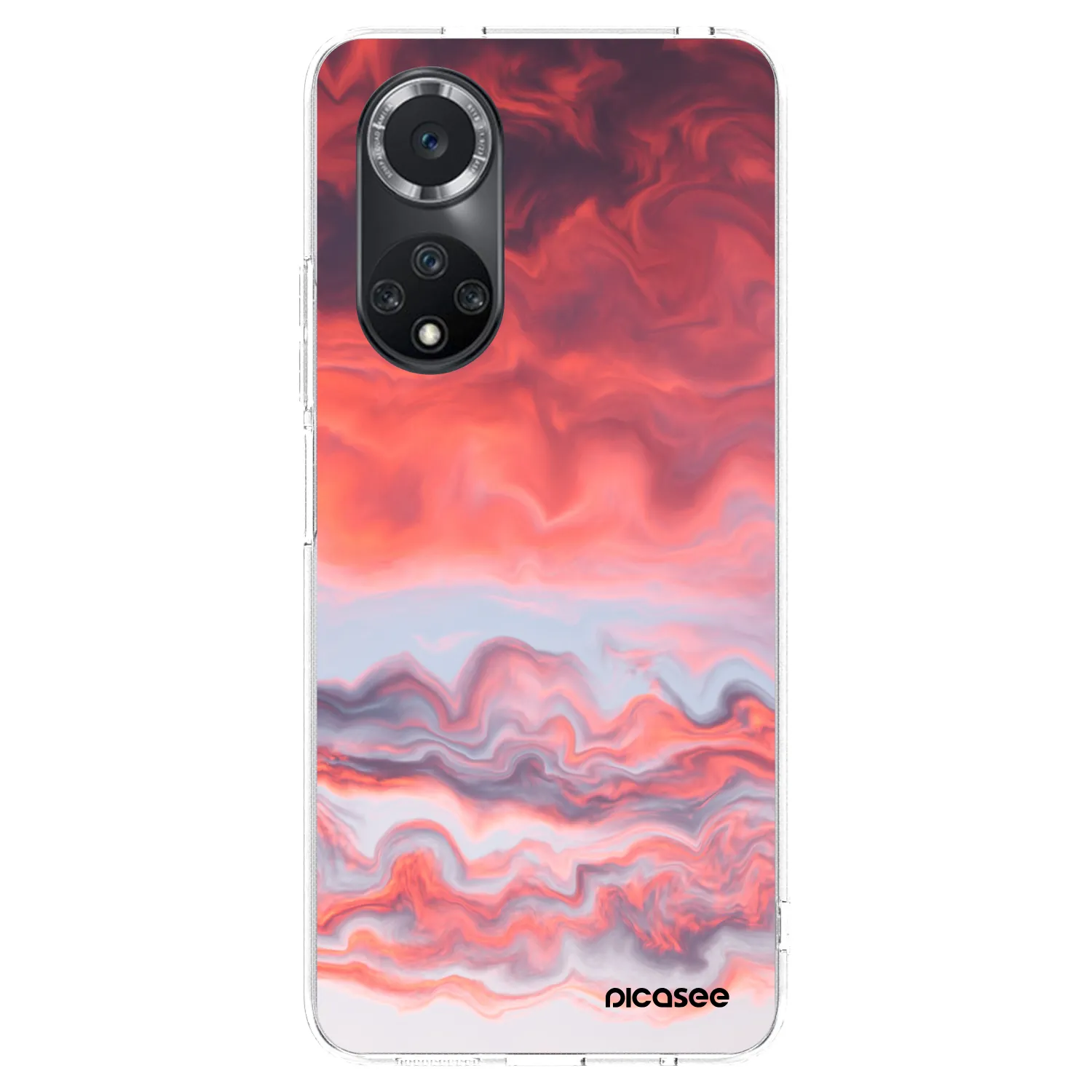 Picasee διαφανής θήκη σιλικόνης Huawei Nova 9 SE - Sunset