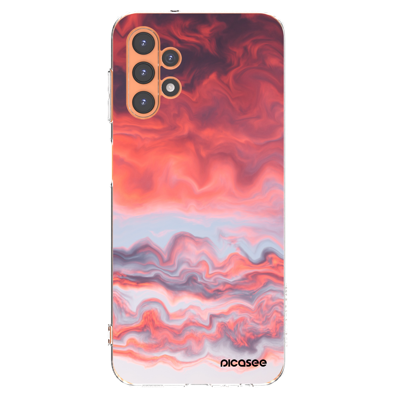 Picasee διαφανής θήκη σιλικόνης Samsung Galaxy A13 4G A135 - Sunset