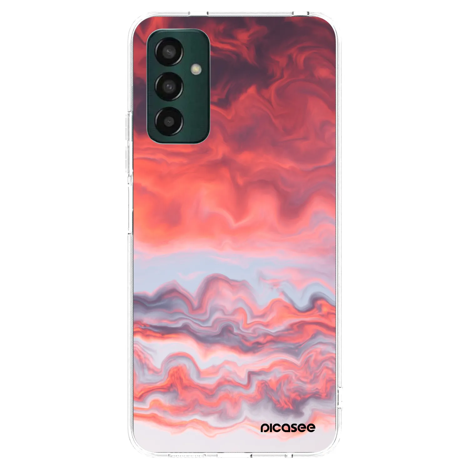 Picasee διαφανής θήκη σιλικόνης Samsung Galaxy M23 5G - Sunset