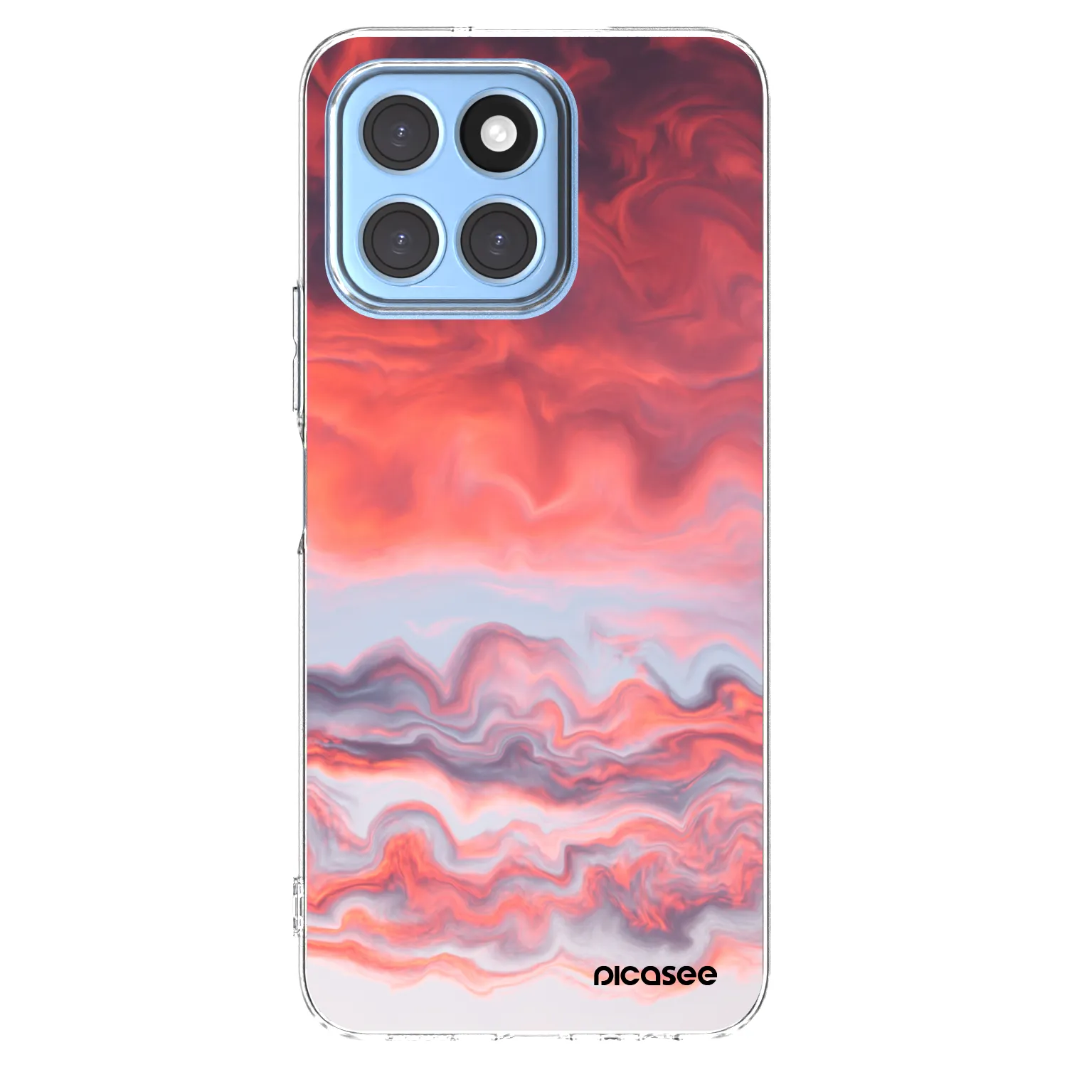 Picasee διαφανής θήκη σιλικόνης Honor X8 5G - Sunset