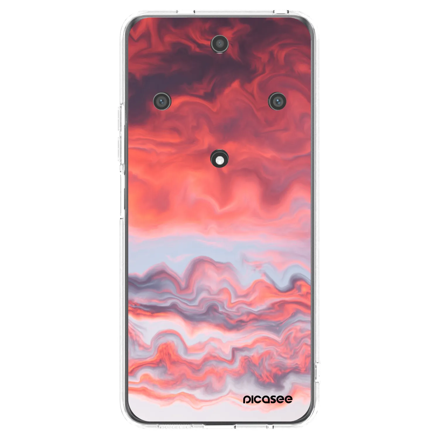 Picasee διαφανής θήκη σιλικόνης Honor Magic5 Lite 5G - Sunset