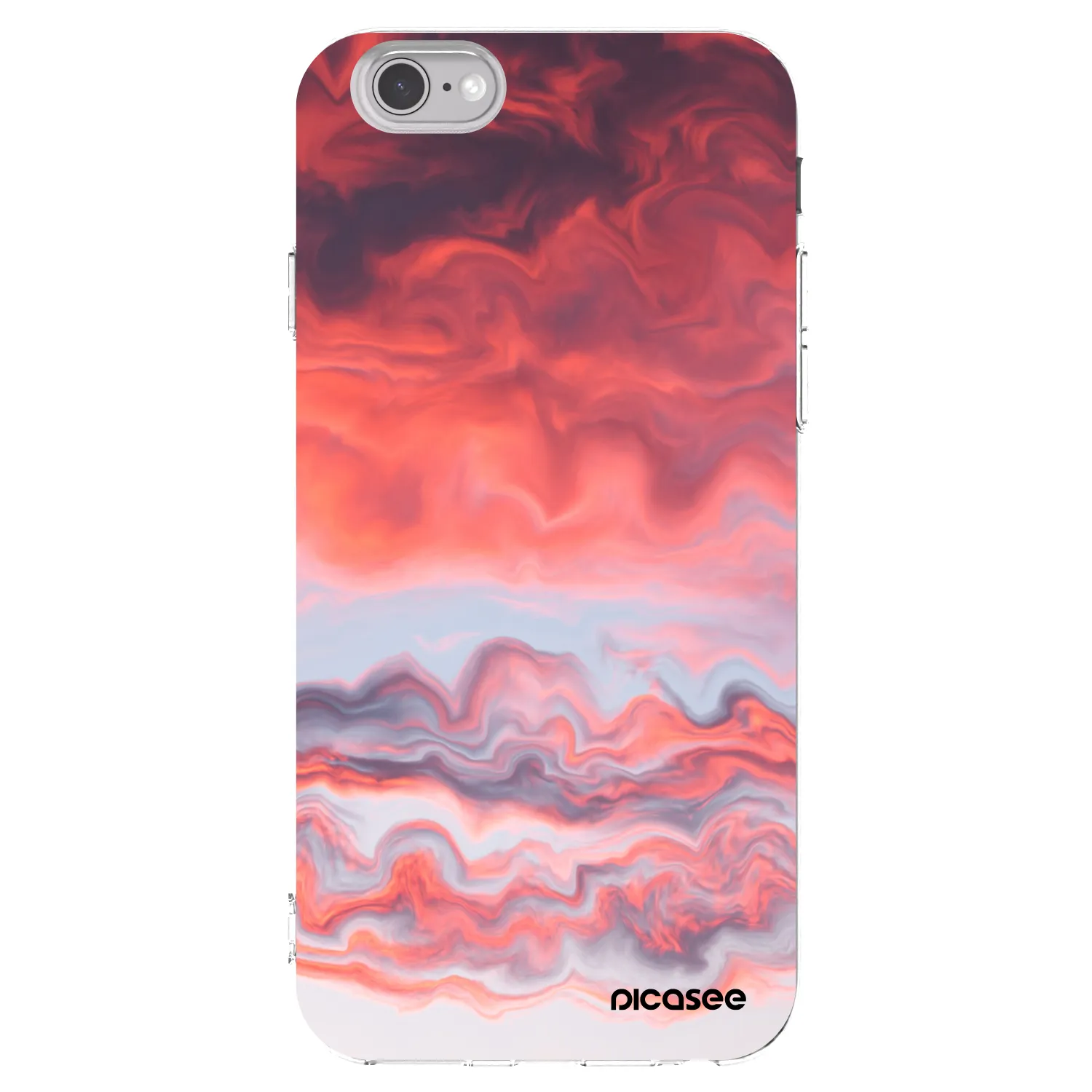 Picasee διαφανής θήκη σιλικόνης Apple iPhone 6/6S - Sunset