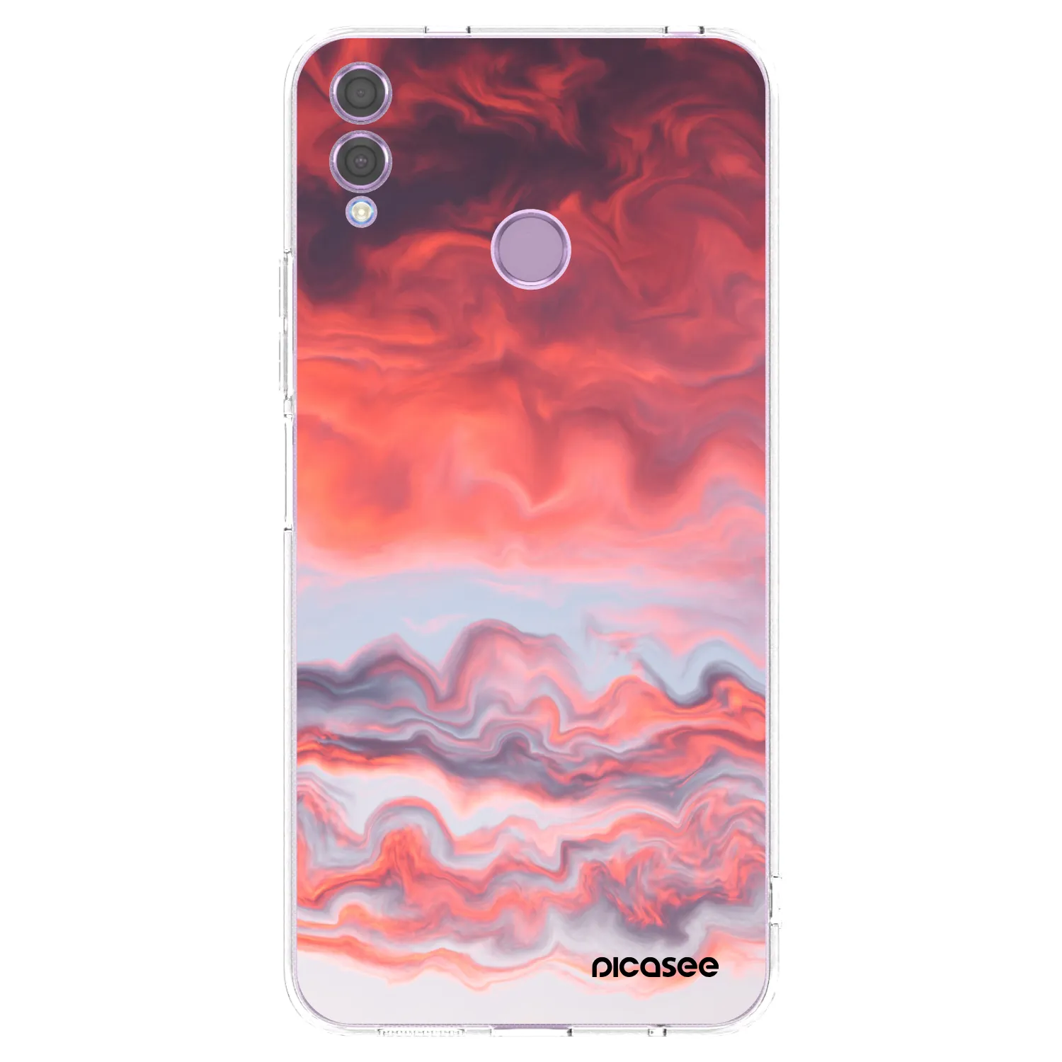 Picasee διαφανής θήκη σιλικόνης Honor 8X - Sunset
