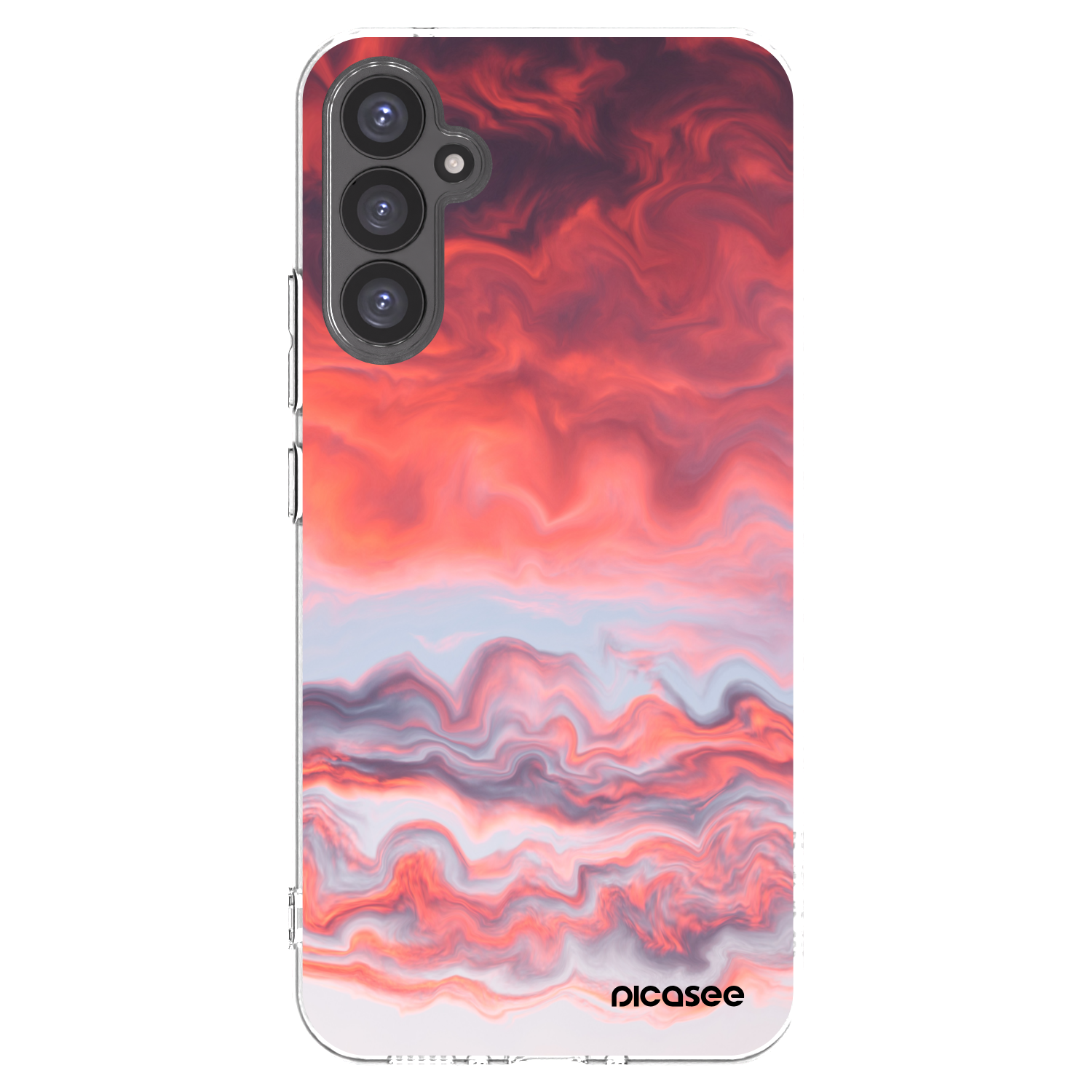 Picasee διαφανής θήκη σιλικόνης Samsung Galaxy A34 5G A346B - Sunset
